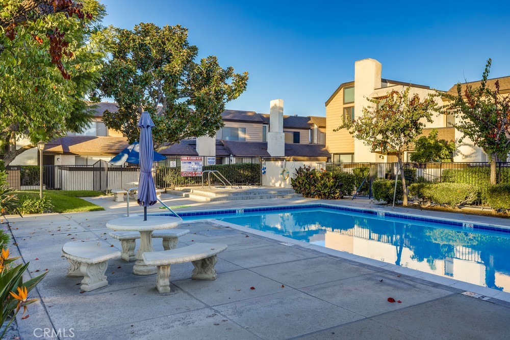 9678 Walker Court Cypress, CA 90630 - Photo 37 of 40 a view of swimming pool with a patio