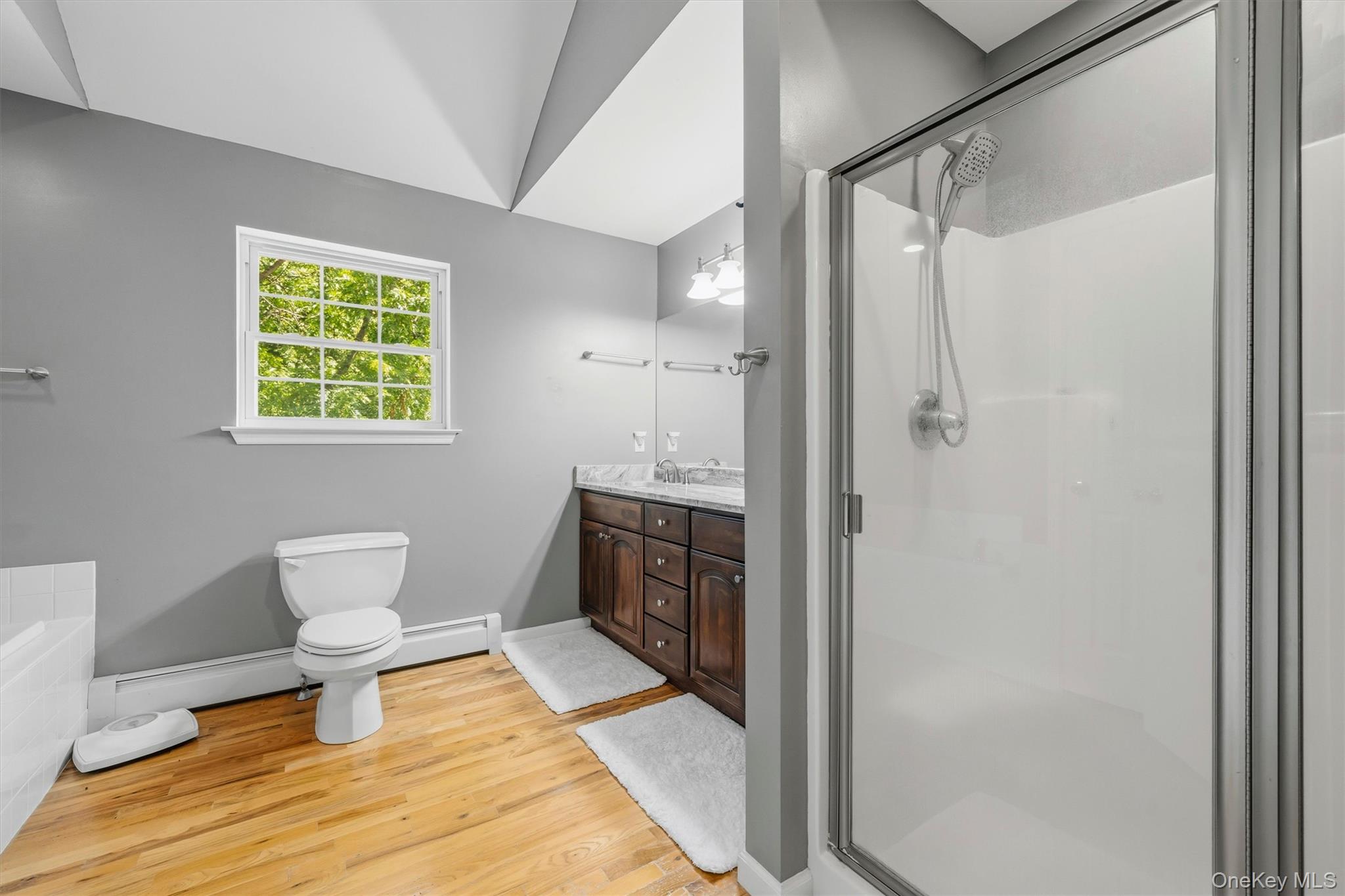 604 Ridgebury Road Slate Hill, NY 10973 - Photo 32 of 50 Master bath with stand up shower and double vanities.
