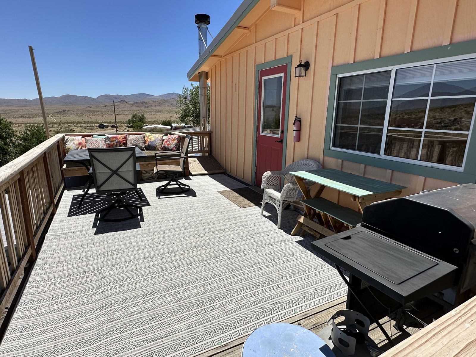 220 East Fulton Street Darwin, CA 93522 - Photo 24 of 34 a bed sitting in a roof deck