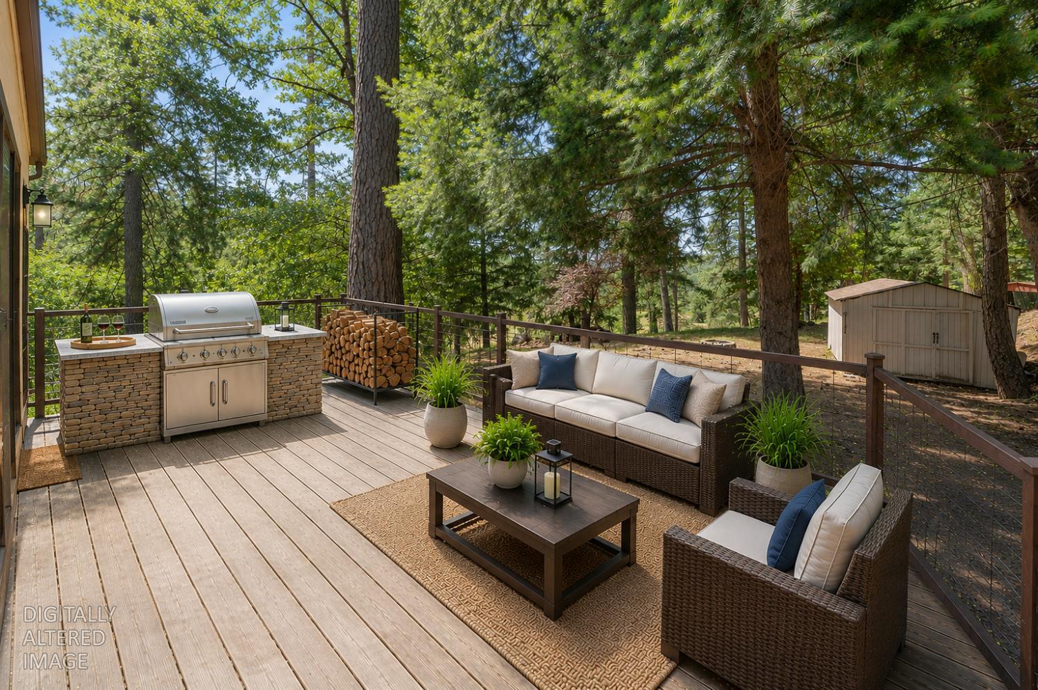 5341 Edelweiss Way Pollock Pines, CA 95726 - Photo 30 of 48 Relax on the Deck & Soak in the Smell and Sights of Nature!
