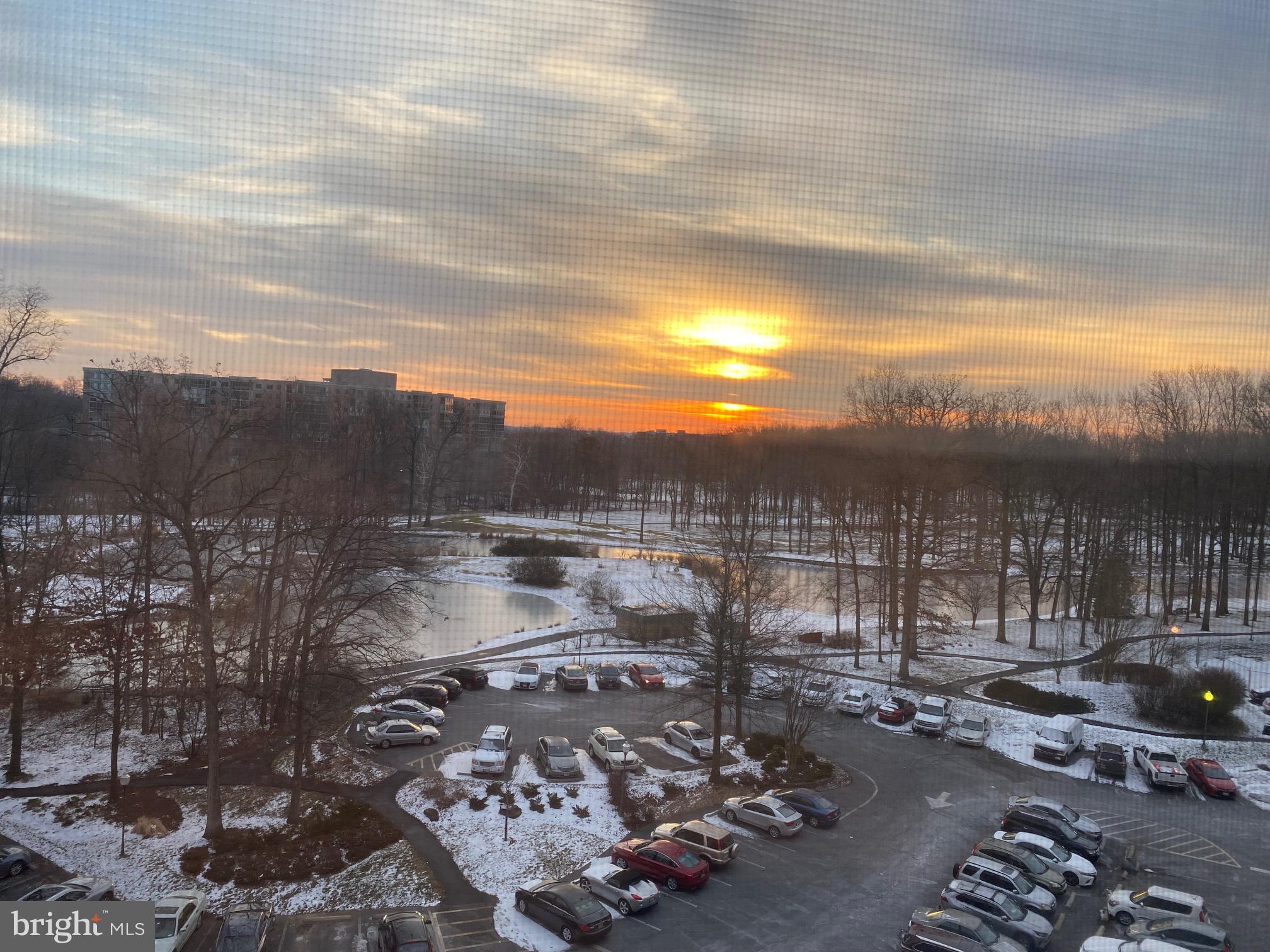 15115 Interlachen Drive, Unit 701 Silver Spring, MD 20906 - Photo 5 of 48 Sunset View from condo