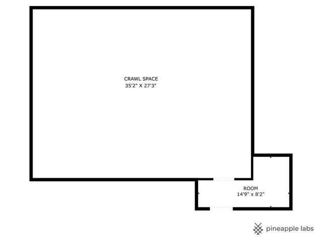 a picture of floor with a white wall and a painting