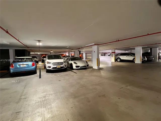a view of cars parked in a parking