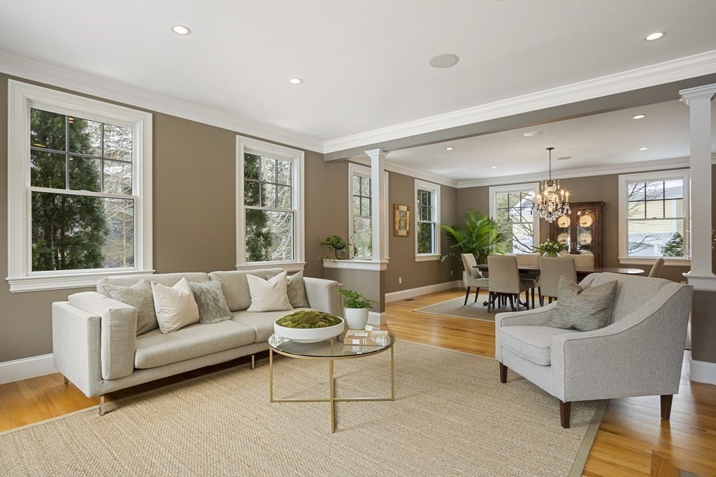 61 Garfield Road Concord, MA 01742 - Photo 3 of 33 a living room with furniture and a large window