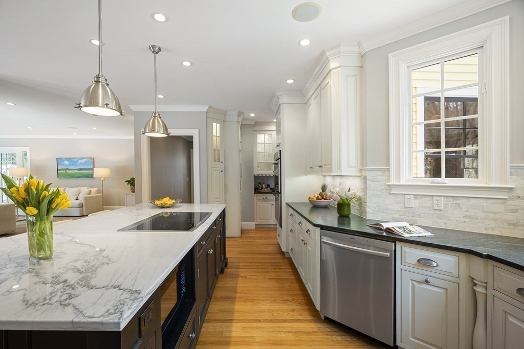 61 Garfield Road Concord, MA 01742 - Photo 9 of 33 a kitchen with counter top space a sink and appliances