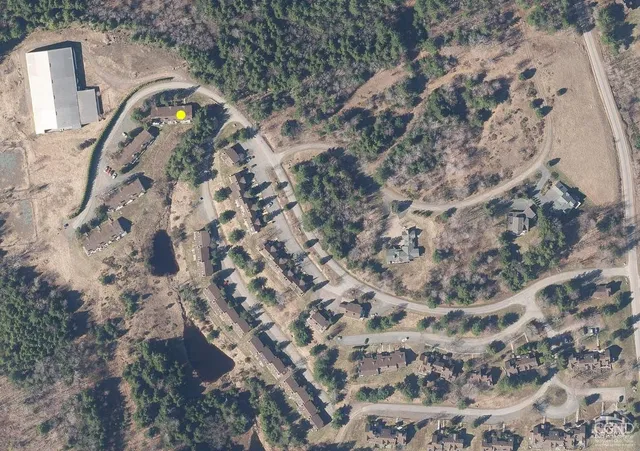 a bird view of house