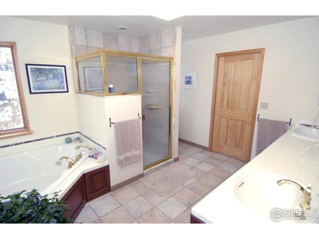 580 Eagle Ridge Road Longmont, CO 80503 - Photo 10 of 12 a bathroom with a tub sink and mirror