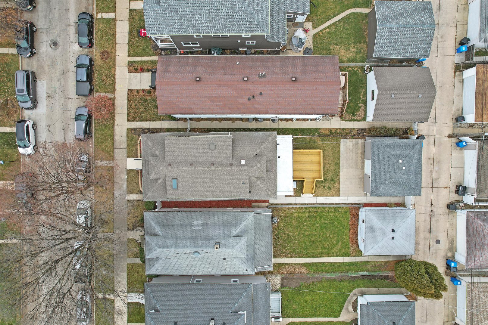 Undisclosed Address Chicago, IL 60656 - Photo 34 of 38 an aerial view of a house with a yard