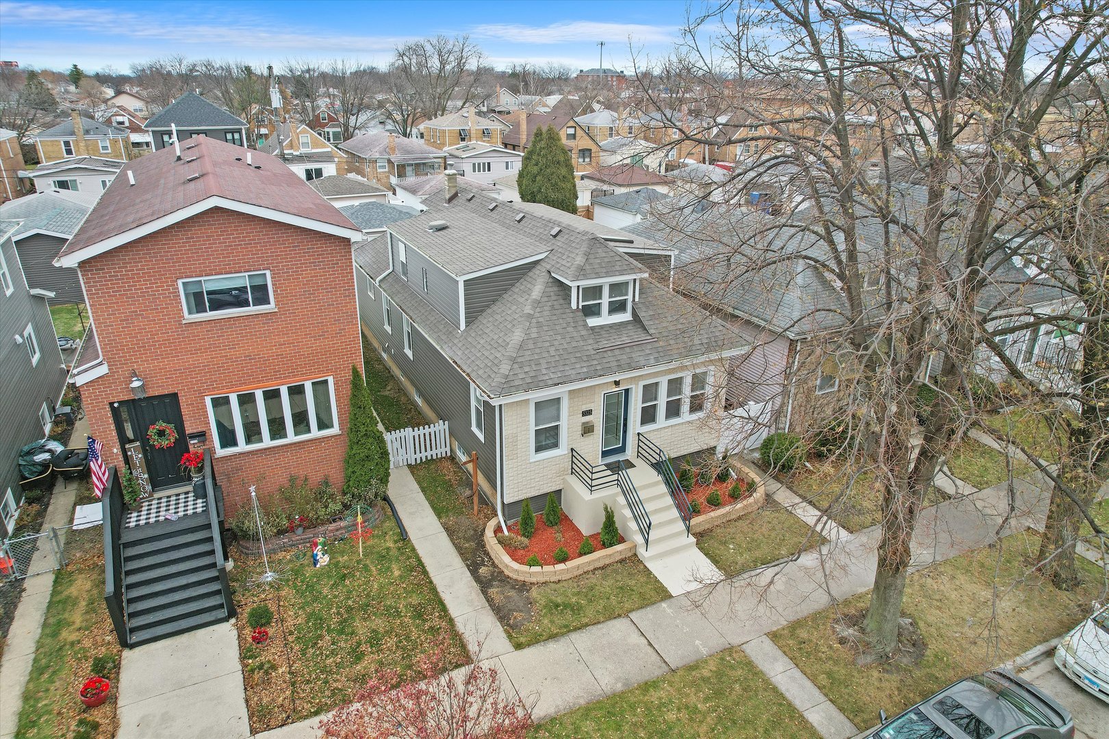 Undisclosed Address Chicago, IL 60656 - Photo 38 of 38 an aerial view of a house with a yard