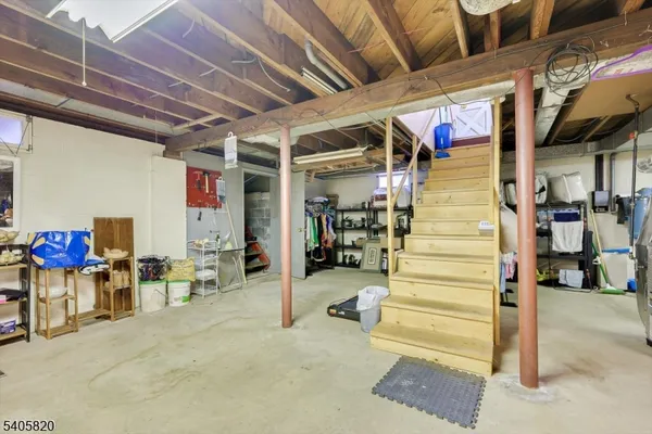 a room with storage and utility