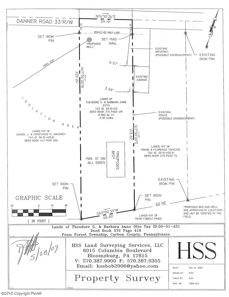 31 Danner Road Jim Thorpe, PA 18229 - Photo 1 of 1 Lot survey