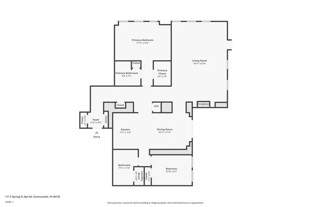 $214,900 | 111 South Spring Street, Unit G6, Greencastle, IN 46135