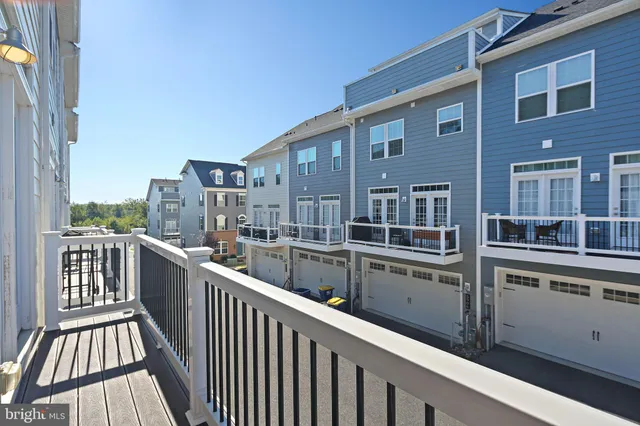 a view of city from a balcony
