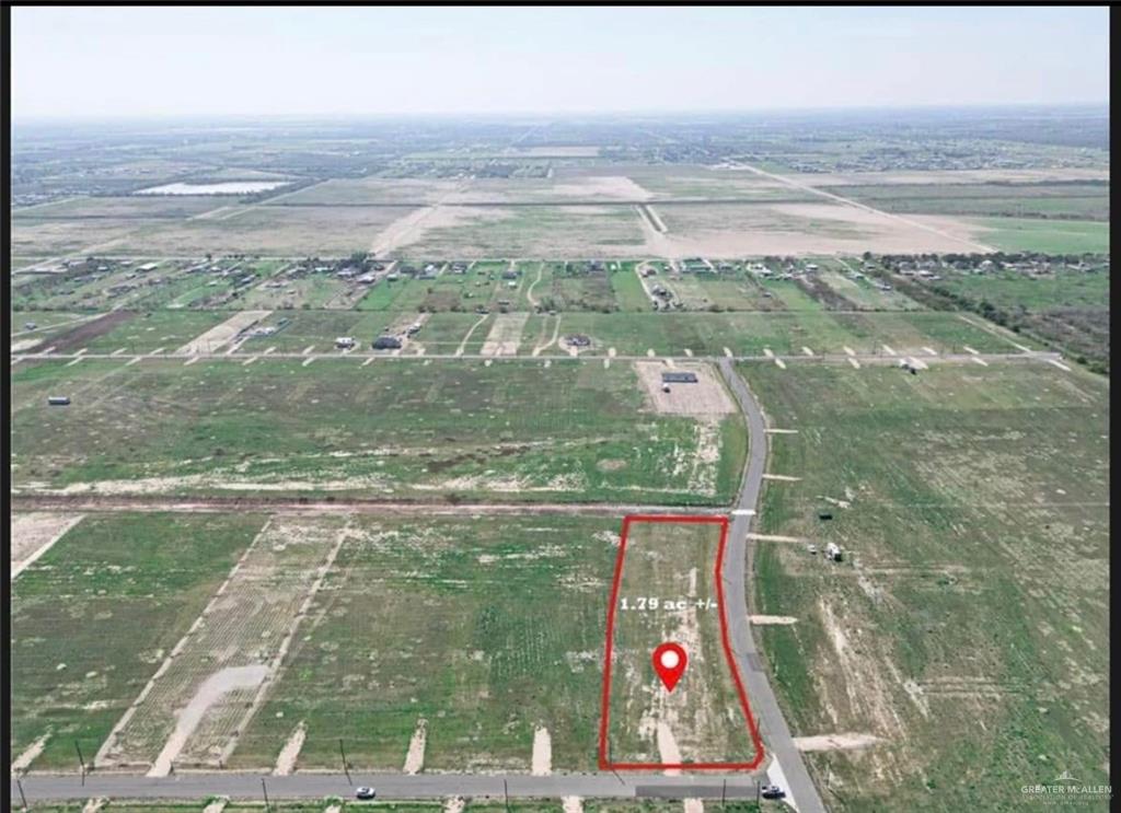 14865 Kyle Lane Edcouch, TX 78538 - Photo 3 of 12 Aerial view of property's location featuring property boundaries highlighted