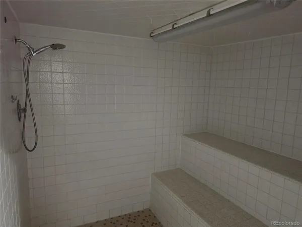 a room with gym equipment