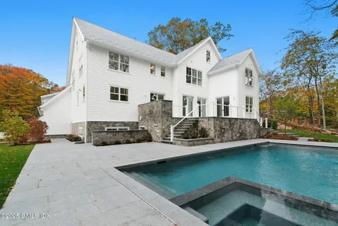 a view of a house with a patio