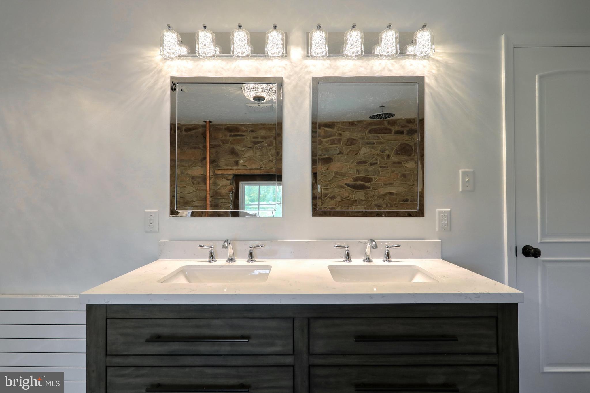 270 Cedar Ridge Road New Oxford, PA 17350 - Photo 71 of 129 a bathroom with a sink and a mirror