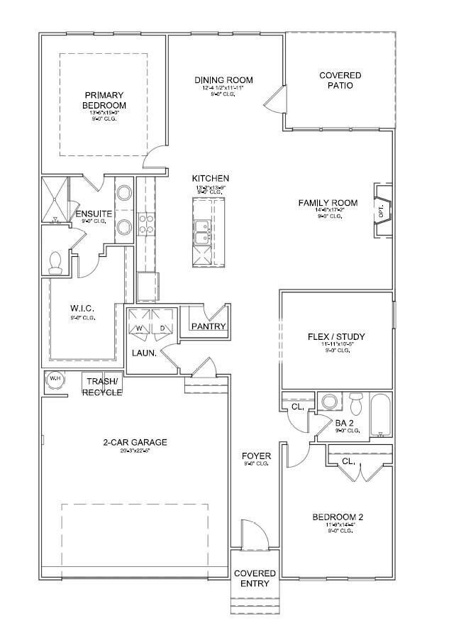 2544 Butlers Green Circle, Unit 4 Chattanooga, TN 37421 - Photo 2 of 22 Daffodil Plan