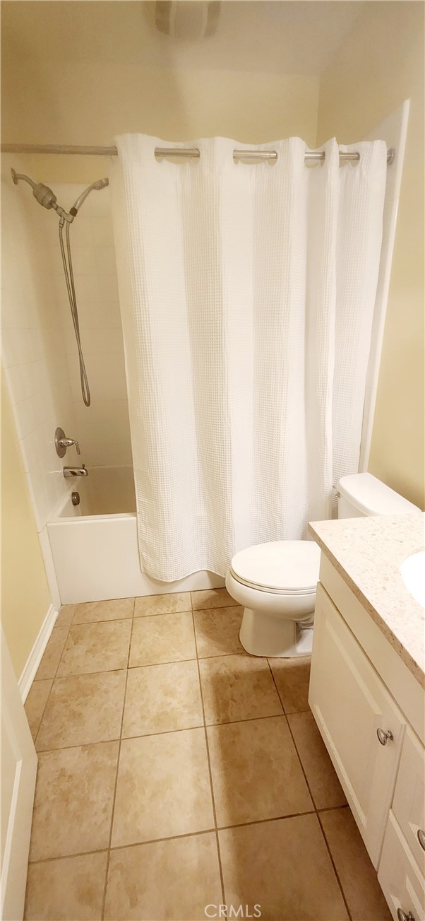 21 Courant Irvine, CA 92618 - Photo 14 of 27 a bathroom with a granite countertop sink toilet and shower