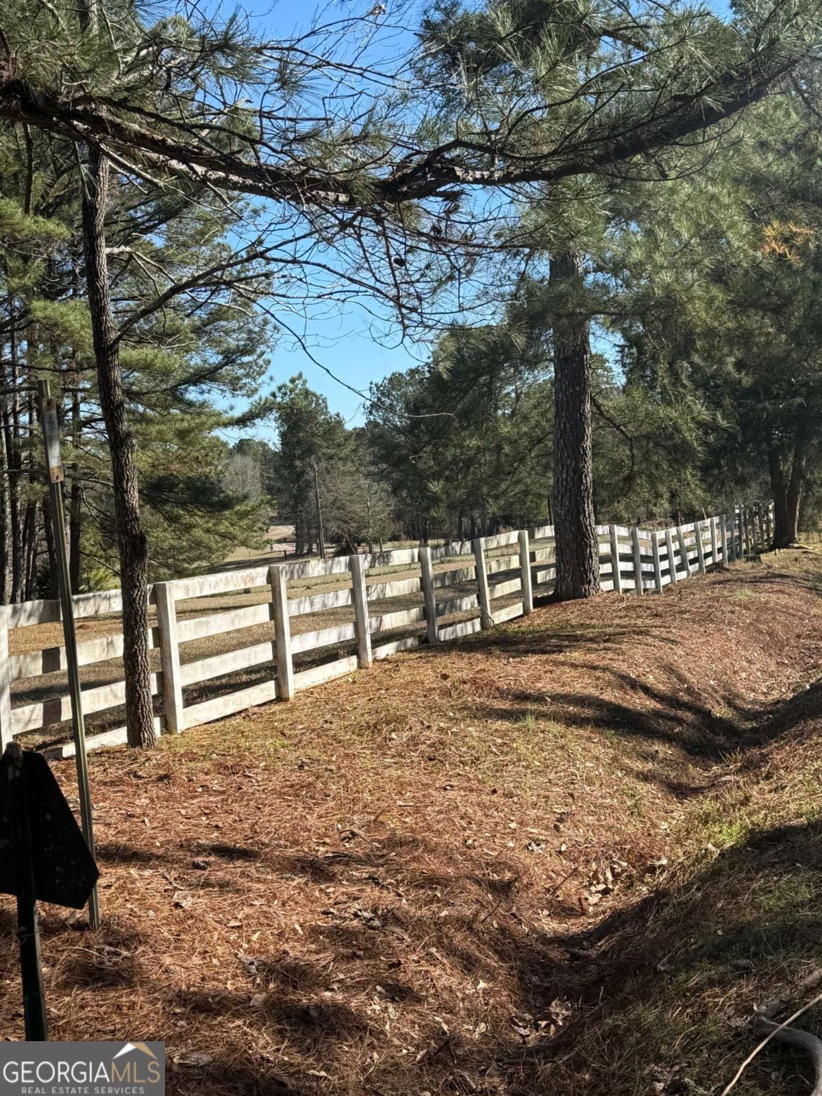 670 Jefferies Road Shady Dale, GA 31085 - Photo 26 of 29 a view of a yard with wooden fence