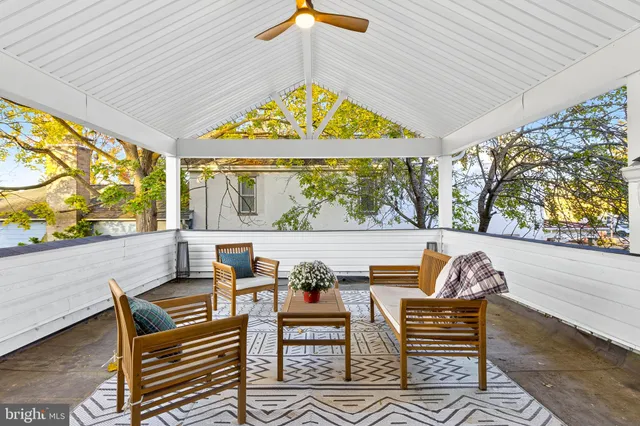 swimming outdoor view with sitting space