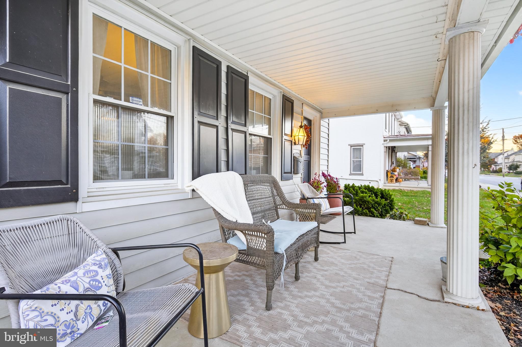 130 East High Street Manheim, PA 17545 - Photo 32 of 34 a view of a house with backyard and sitting area