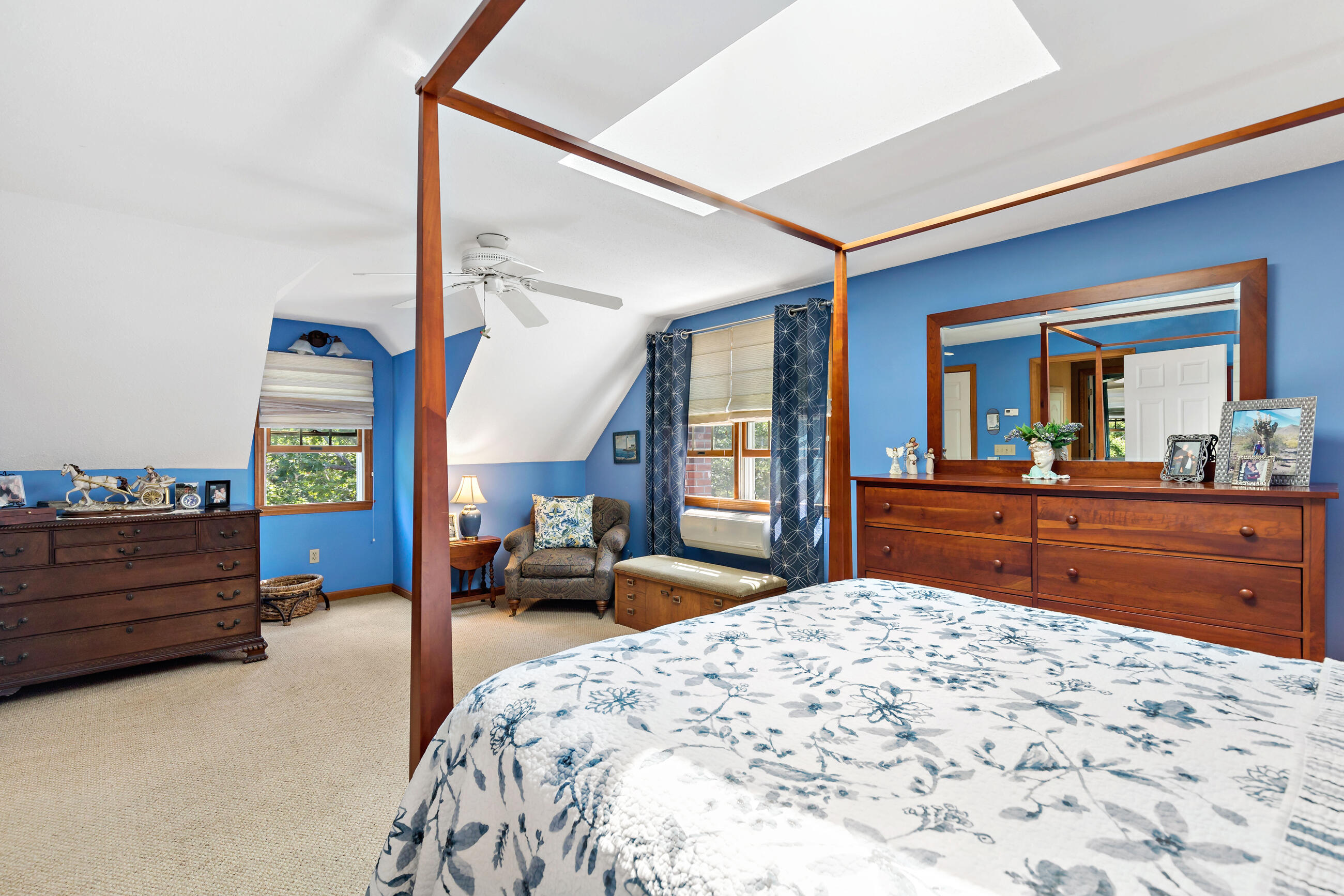 60 Turnip Field Road Eastham, MA 02642 - Photo 34 of 57 a bed room with a bed mirror and a dresser