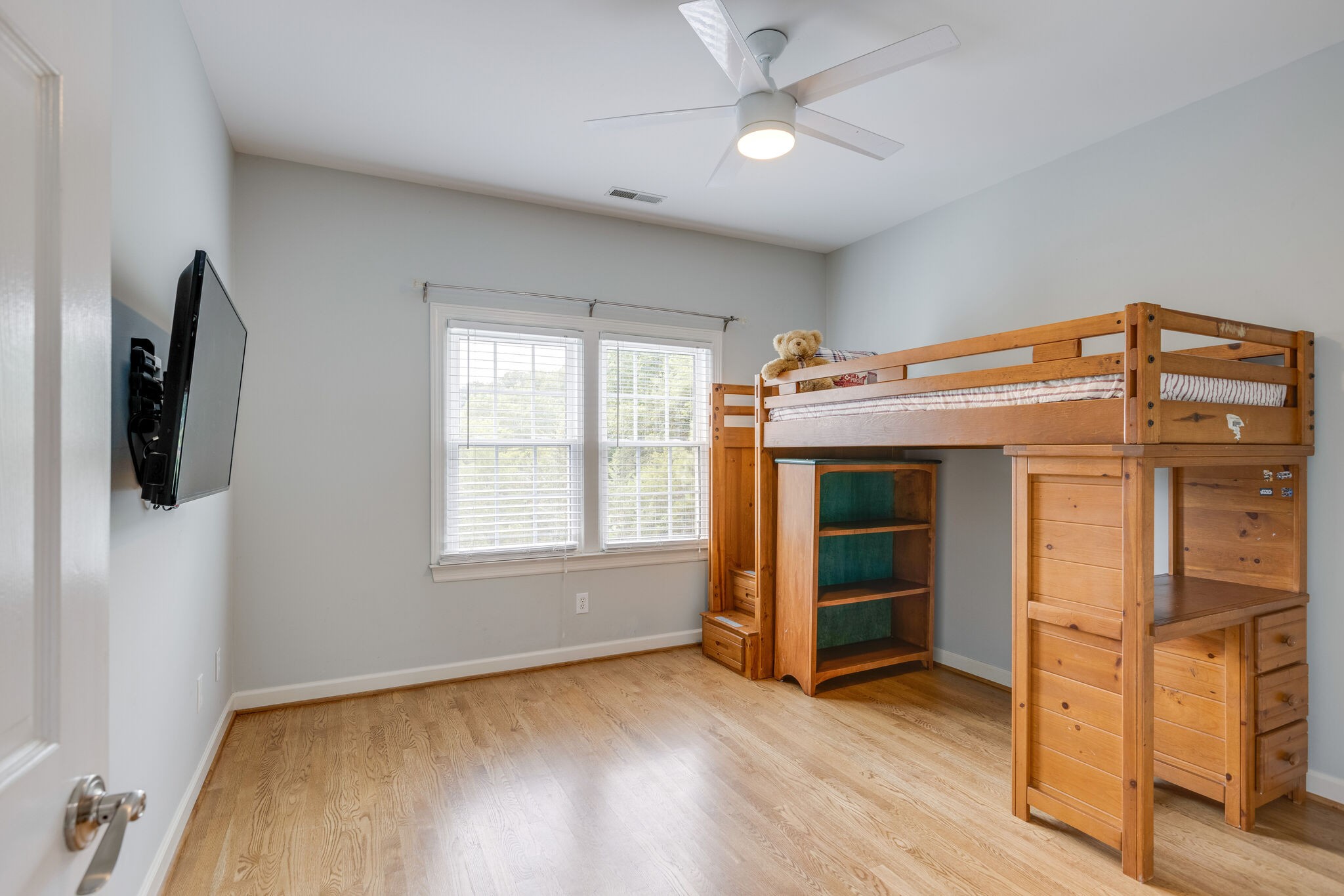 211 Hillside Drive Franklin, TN 37067 - Photo 20 of 43 wooden floor in an empty room with a window