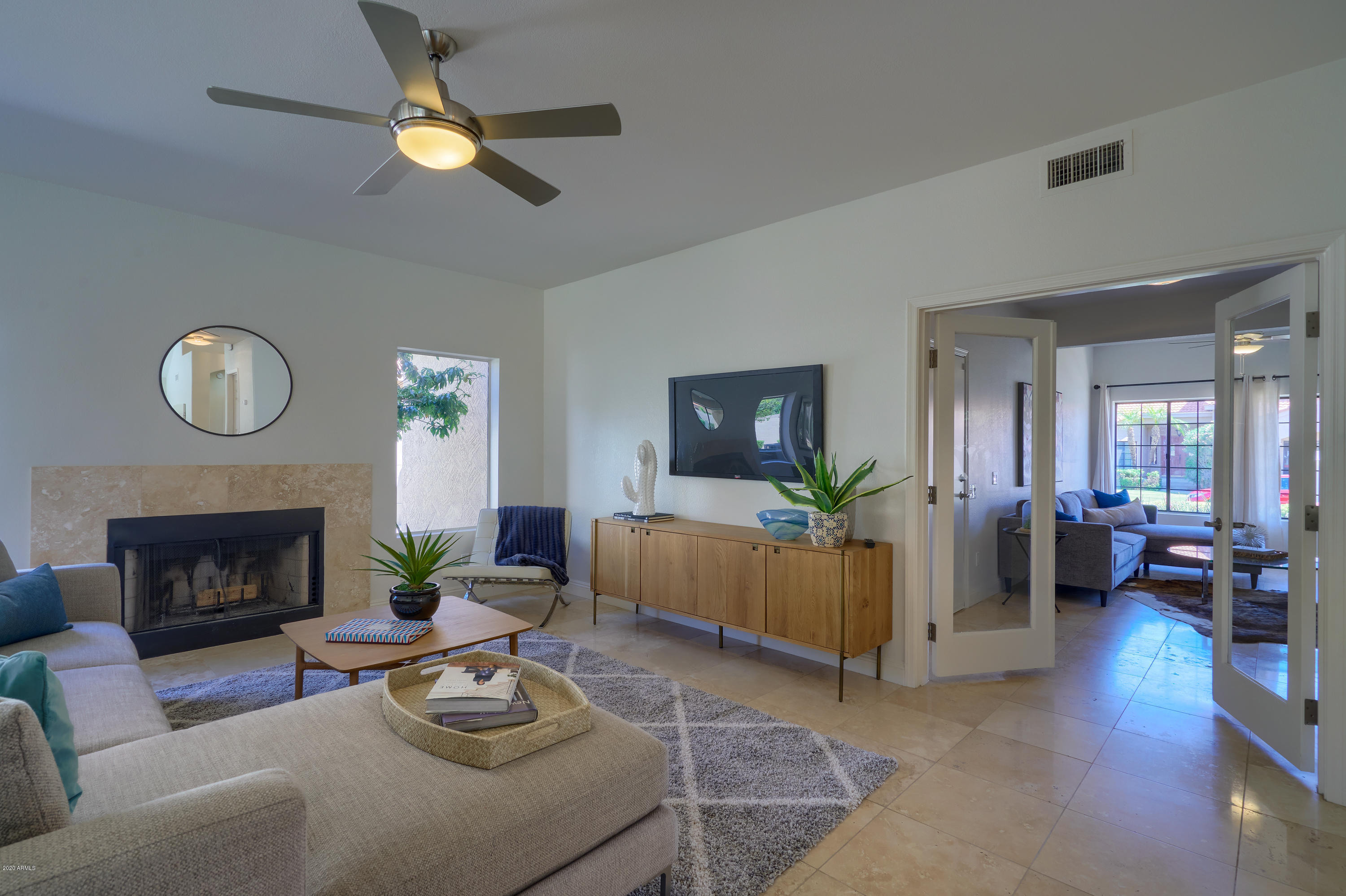 5908 East Grandview Road Scottsdale, AZ 85254 - Photo 21 of 39 Family Room with Fireplace
