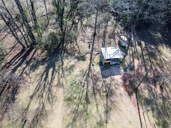 an aerial view of house with outdoor space