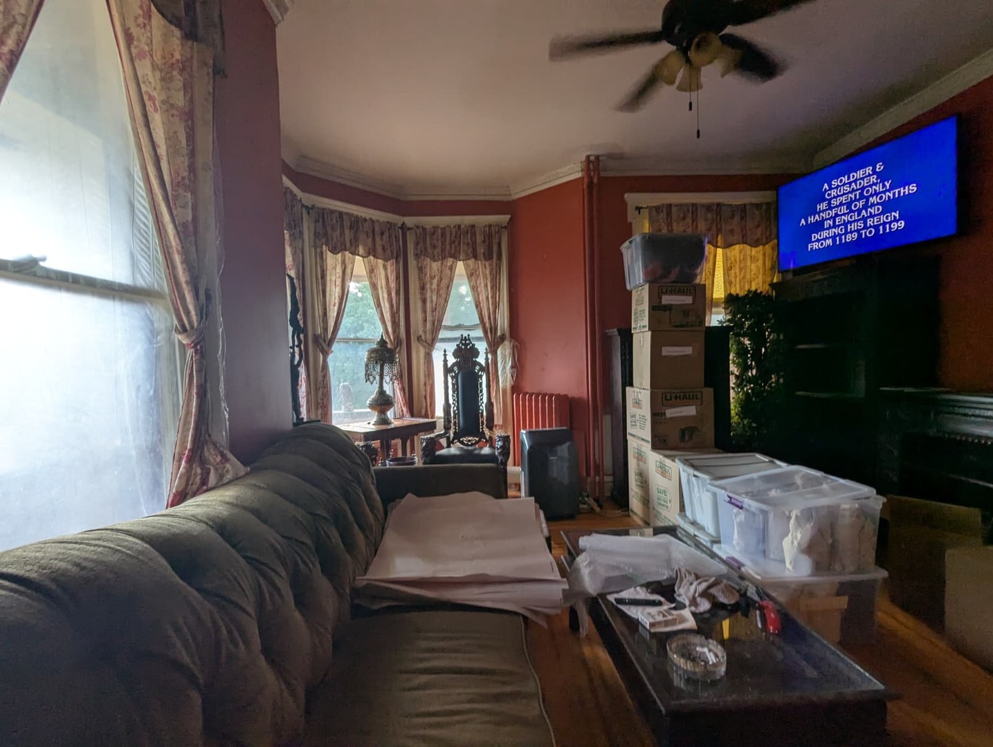 1635 20th Street Rock Island, IL 61201 - Photo 19 of 25 a living room with furniture and a floor to ceiling window