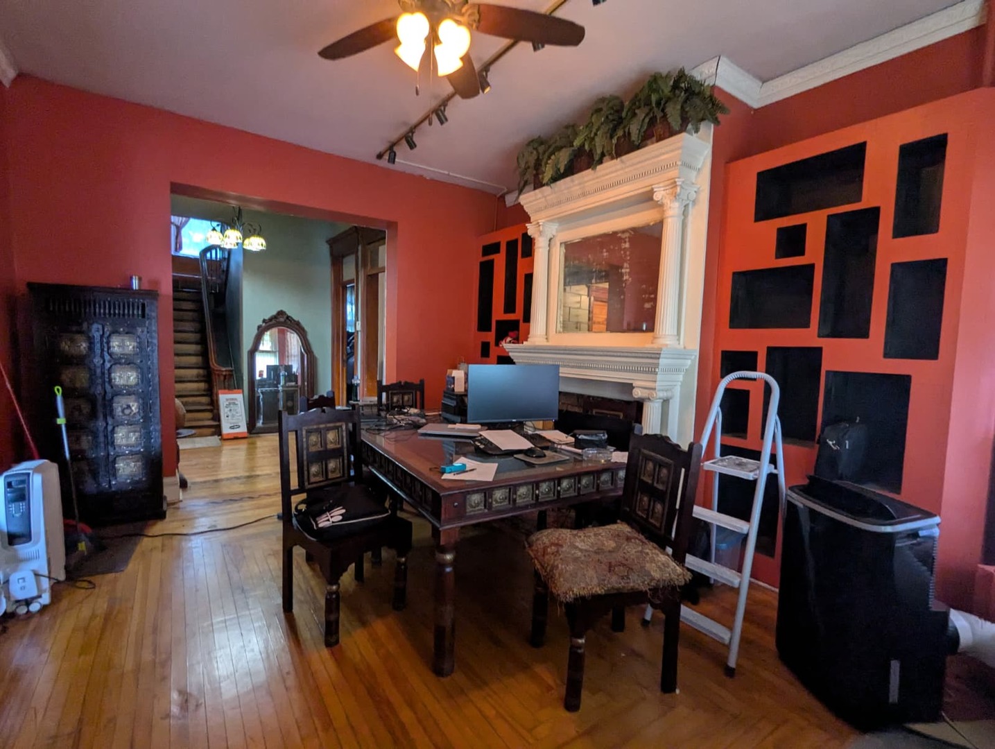 1635 20th Street Rock Island, IL 61201 - Photo 6 of 25 a work room with furniture and wooden floor