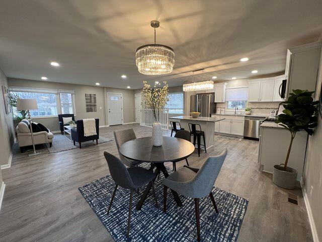5174 Independence Avenue Portage, IN 46368 - Photo 8 of 26 a view of a dining room with furniture