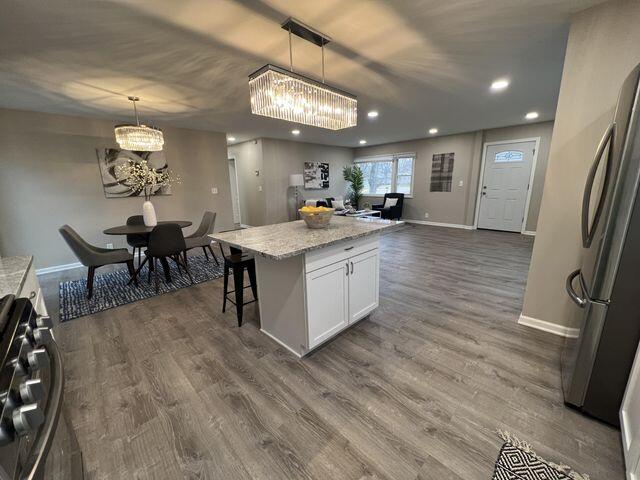 5174 Independence Avenue Portage, IN 46368 - Photo 10 of 26 a view of a kitchen and dining room