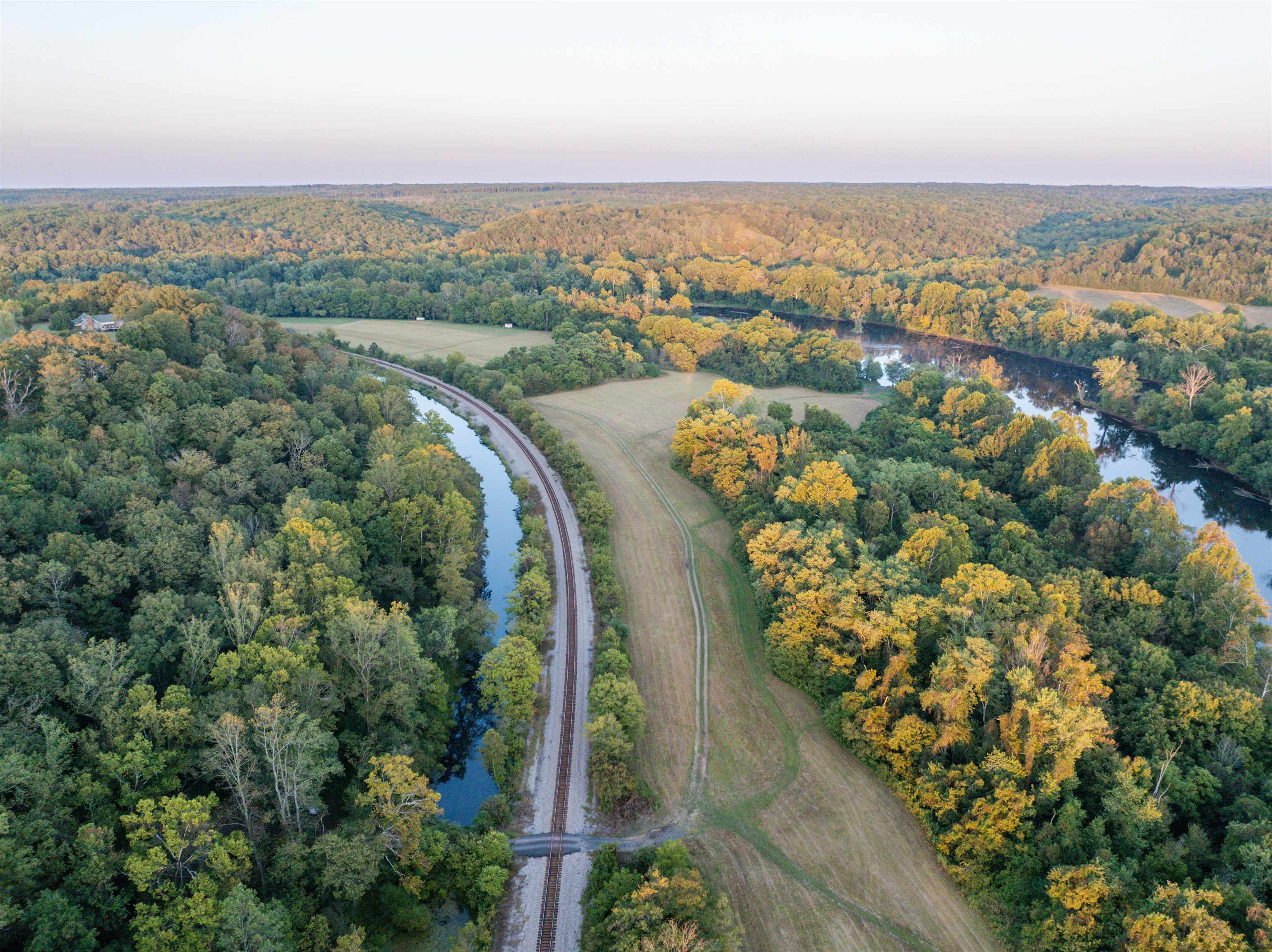 Tbd Jones Overlook Howardsville, VA 24562 - Photo 14 of 74 an aerial view of a city with mountains