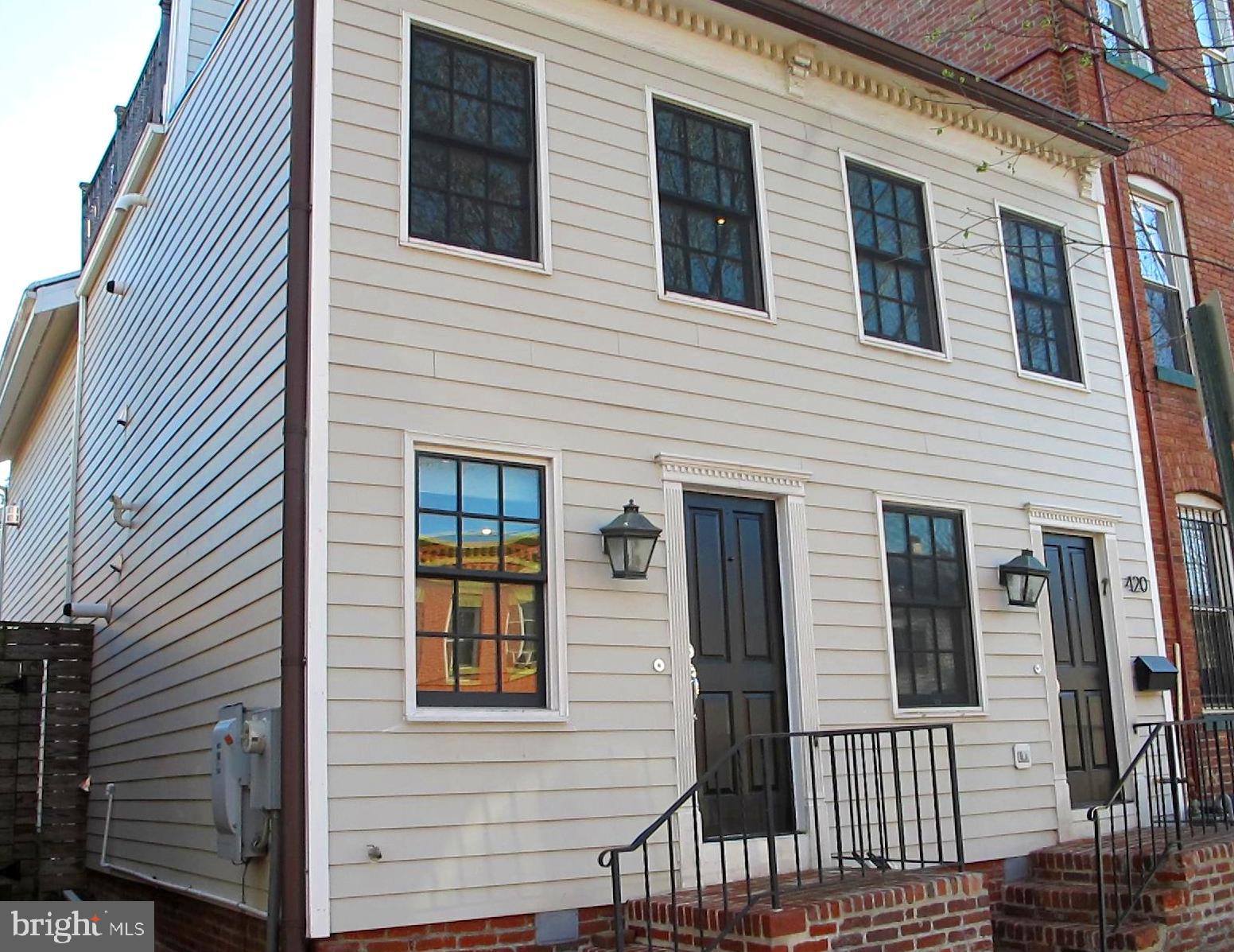 420 Ridge Street Northwest Washington, DC 20001 - Photo 1 of 56 Welcome to both front doors of 420 Ridge St NW