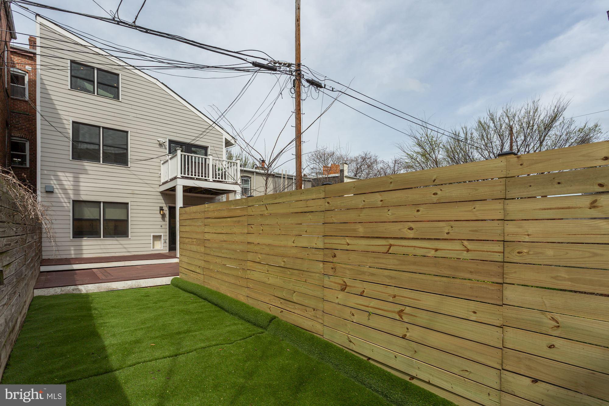 420 Ridge Street Northwest Washington, DC 20001 - Photo 22 of 56 Willing to discuss pro install of turf after COVID