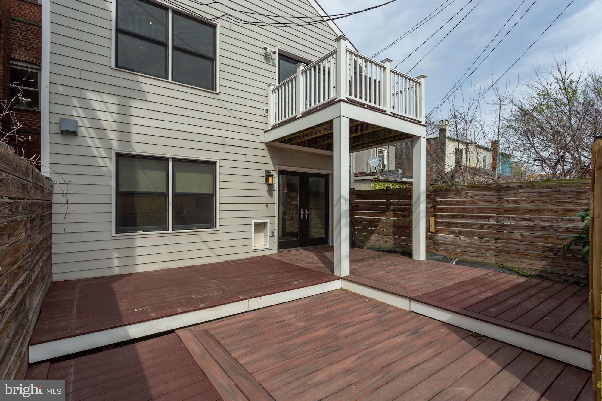 420 Ridge Street Northwest Washington, DC 20001 - Photo 23 of 56 Outdoor space on all three floors.