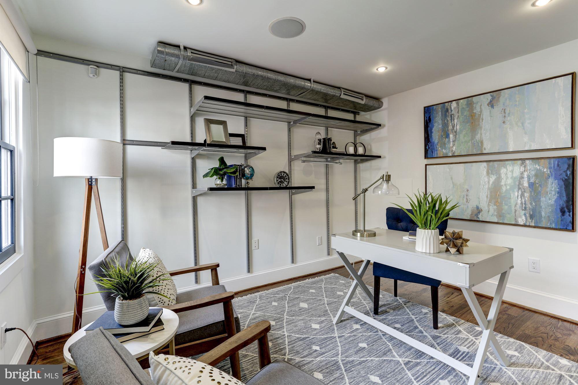 420 Ridge Street Northwest Washington, DC 20001 - Photo 4 of 56 11x12 Home Office w/ full wall of ELFA