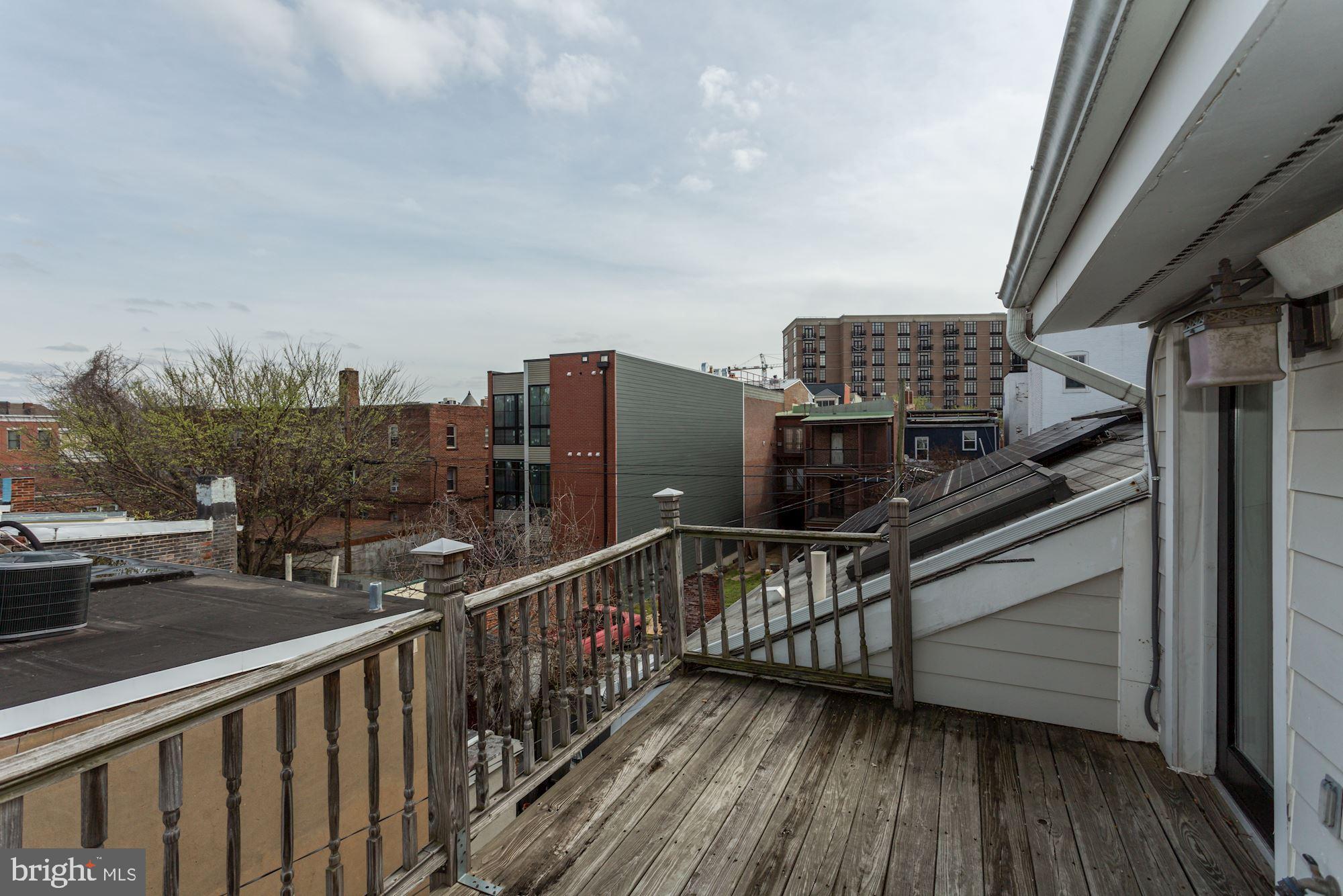 420 Ridge Street Northwest Washington, DC 20001 - Photo 41 of 56 3rd Outdoor Space w/ Solar Panels