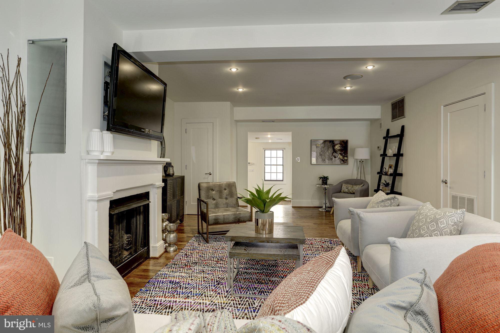 420 Ridge Street Northwest Washington, DC 20001 - Photo 9 of 56 Recessed lights throughout.