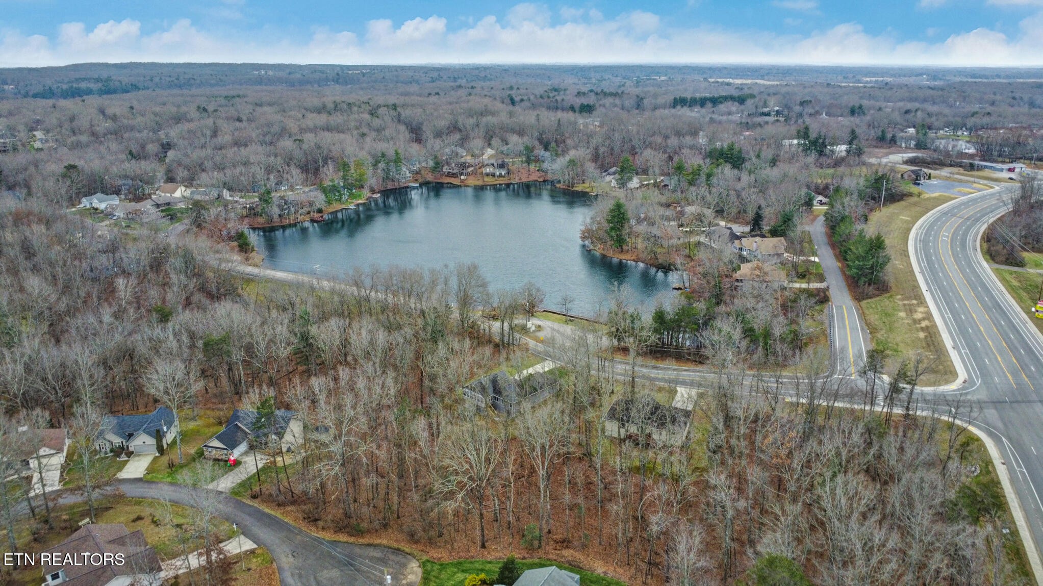 121 St George Drive Crossville, TN 38558 - Photo 12 of 37 an aerial view of residential houses with outdoor space