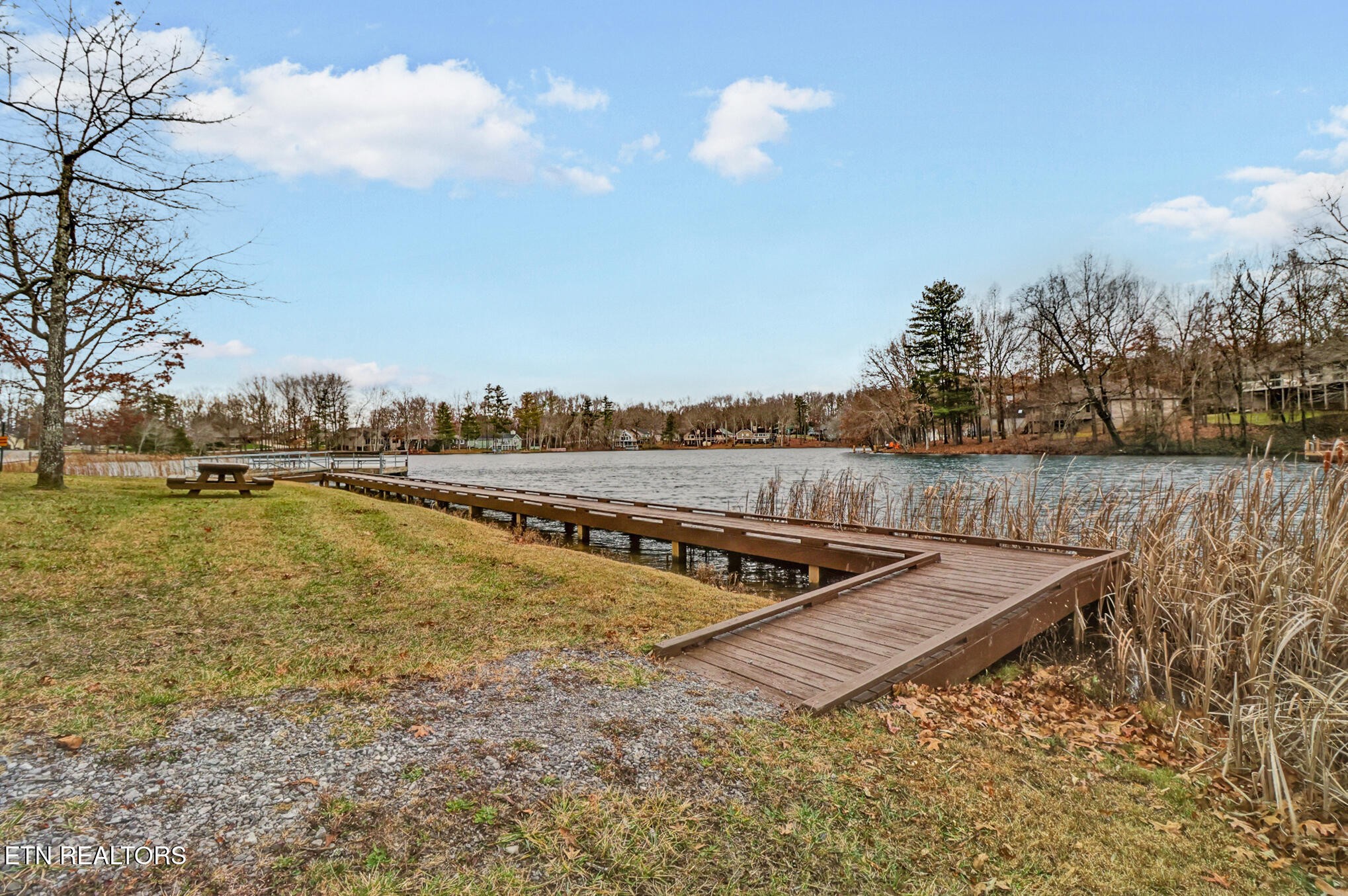 121 St George Drive Crossville, TN 38558 - Photo 6 of 37 a view of a lake with houses in the back