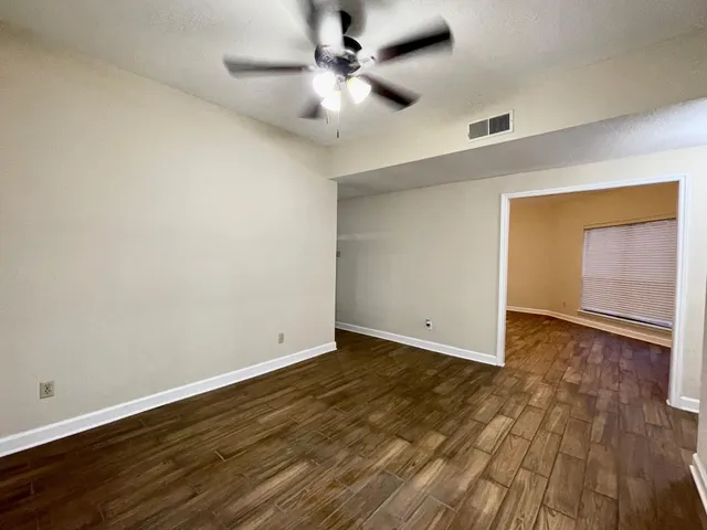 wooden floor in an empty room