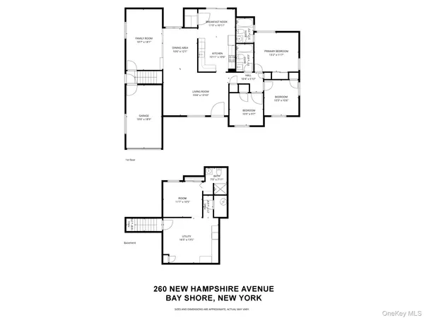 $599,999 | 260 New Hampshire Avenue, Bay Shore, NY 11706