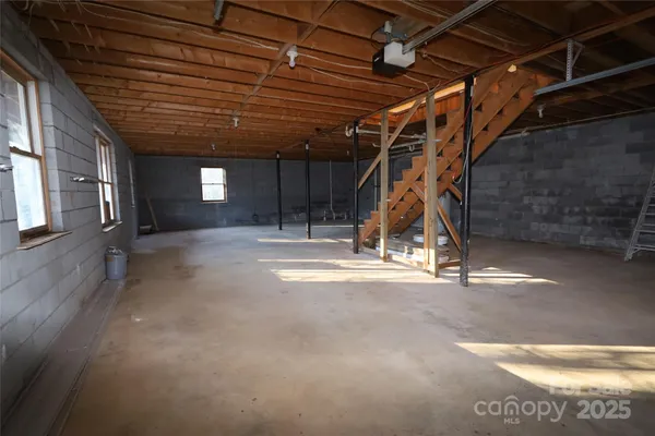 a view of under construction room and staircase