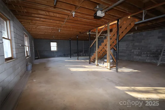a view of under construction room and staircase