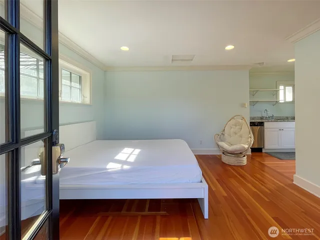 a room with pool table