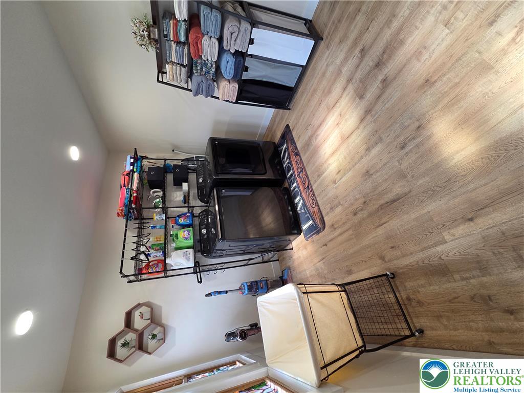89 Short Ridge Road Albrightsville, PA 18210 - Photo 44 of 71 Warm wood flooring and recessed lighting define this highly functional utility space.