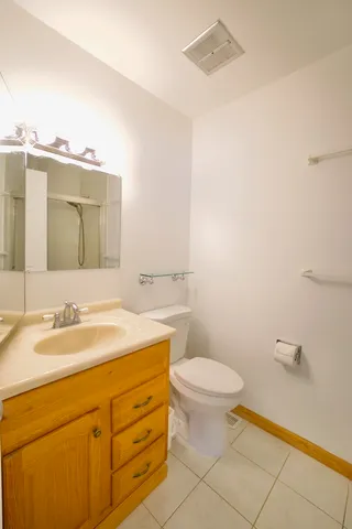 a view of a park with tree s